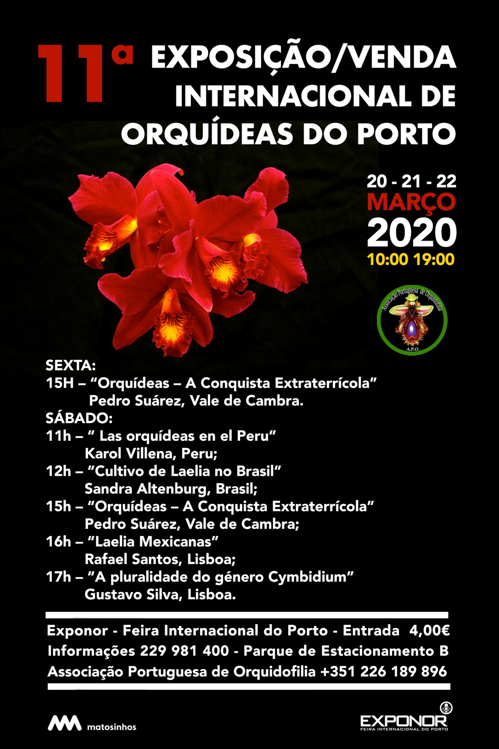 11.ª Exposição / Venda Internacional de Orquídeas do Porto - Evento