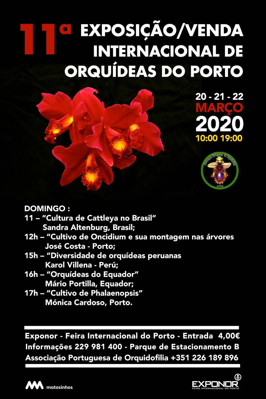 11.ª Exposição / Venda Internacional de Orquídeas do Porto - Evento