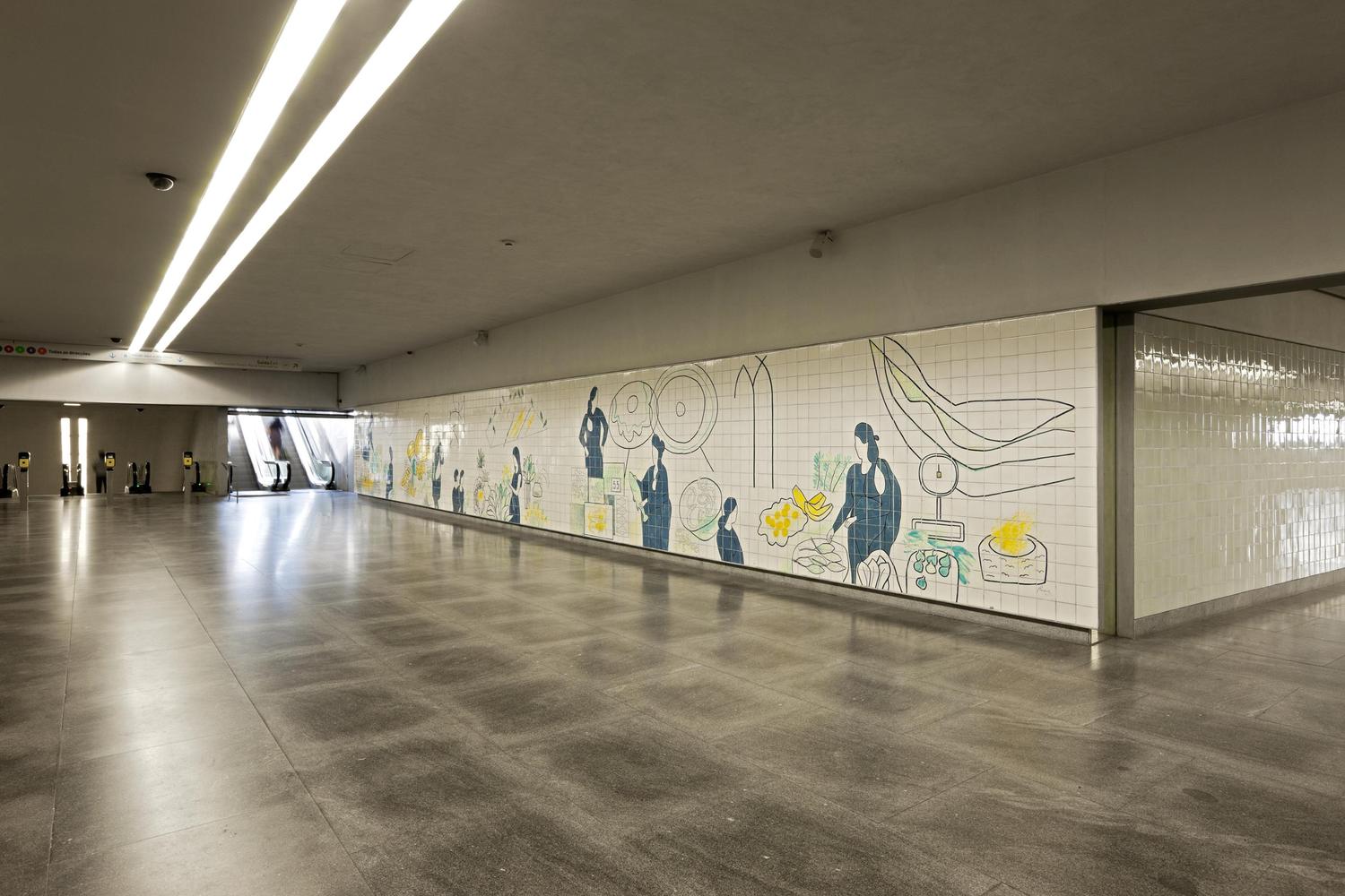 Metro stations designed by Souto Moura